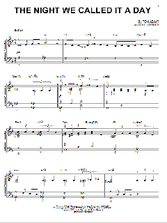 The Night We Called It A Day [Jazz version] von Frank Sinatra (Download) 