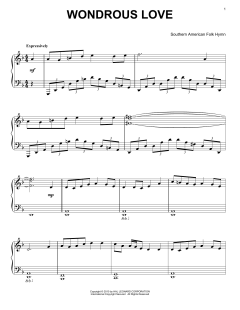 Wondrous Love von Southern American Folk Hymn (Download) 