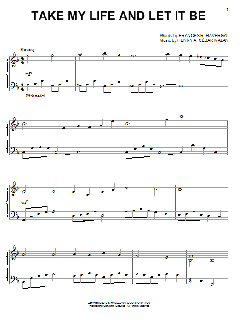 Take My Life And Let It Be von Henry A. Cesar Malan (Download) 