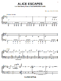 Alice Escapes von Danny Elfman (Download) 