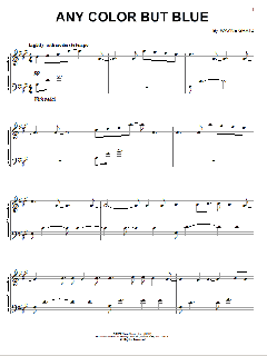 Any Color But Blue von Wayne Gratz (Download) 