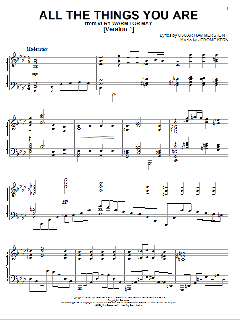 All The Things You Are von Jerome Kern (Download) 