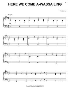Here We Come A-Wassailing von Traditional (Download) 