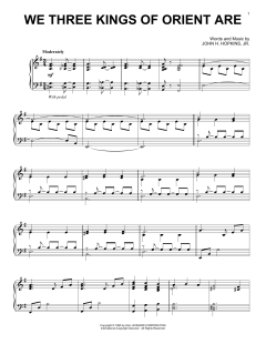 We Three Kings Of Orient Are von Jr., John H. Hopkins (Download) 