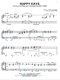 Happy Days von Charles Fox (Download) 