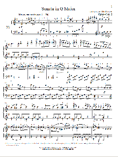Sonata in G Major, Op. 49, No. 2 von Ludwig van Beethoven (Download) 