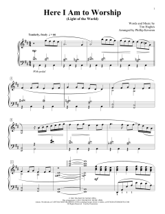 Here I Am To Worship [Jazz version] von Tim Hughes (Download) 