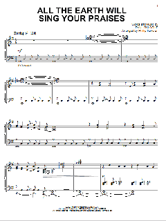 All The Earth Will Sing Your Praises [Jazz version] von Paul Baloche (Download) 