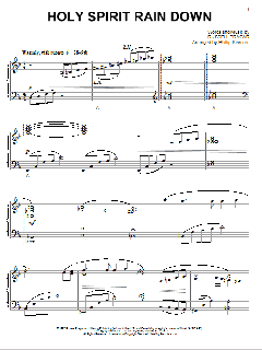 Holy Spirit Rain Down [Jazz version] von Russell Fragar (Download) 