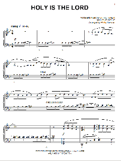 Holy Is The Lord [Jazz version] von Chris Tomlin (Download) 