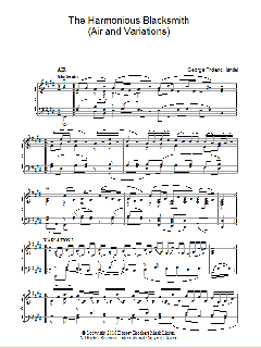 The Harmonious Blacksmith von Georg Friedrich Händel (Download) 