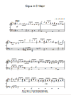 Gigue In D Major von Johann Pachelbel (Download) 