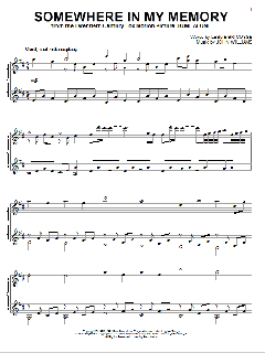 Somewhere In My Memory von Leslie Bricusse (Download) 