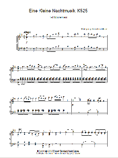 Allegro from Eine Kleine Nachtmusik K525 von Wolfgang Amadeus Mozart (Download) 