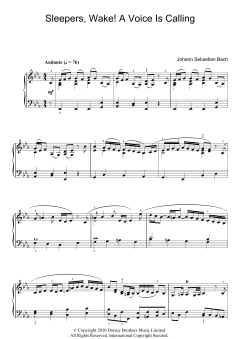 Sleepers, Wake! A Voice Is Calling von Johann Sebastian Bach (Download) 