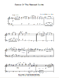 Dance Of The Blessed Spirits von Christoph Willibald von Gluck (Download) 