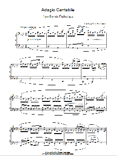 Adagio Cantabile From Sonate Pathetique Op. 13, Theme From The Second Movement von Ludwig van Beethoven (Download) 