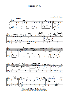 Rondo In A von Ludwig van Beethoven (Download) 