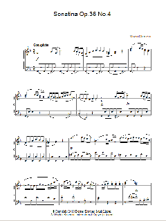 Sonatina Op. 36, No. 4 von Muzio Clementi (Download) 