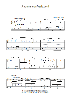 Andante Con Variazioni von Franz Anton Weber (Download) 