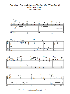 Sunrise, Sunset von Jerry Bock (Download) 