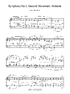 Symphony No. 3, Andante von Johannes Brahms (Download) 