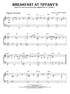 Breakfast At Tiffany's von Henry Mancini (Download) 