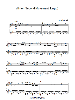 Winter from The Four Seasons von Antonio Vivaldi (Download) 