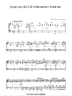 Symphony No. 5 (2nd Movement: Andante) von Pyotr Il'yich Tchaikovsky (Download) 