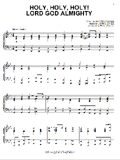 Holy, Holy, Holy! Lord God Almighty [Classical version] von Reginald Heber (Download) 