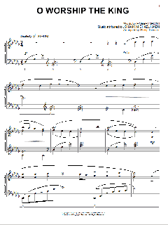 O Worship The King [Classical version] von Robert Grant (Download) 