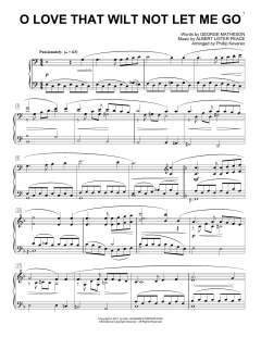 O Love That Wilt Not Let Me Go [Classical version] von George Matheson (Download) 