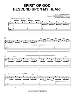 Spirit Of God, Descend Upon My Heart [Classical version] von George Croly (Download) 