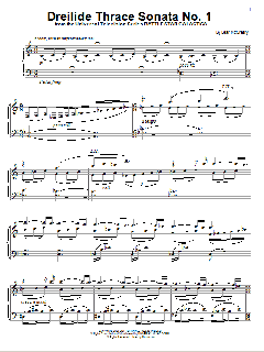 Dreilide Thrace Sonata No. 1 von Bear McCreary (Download) 