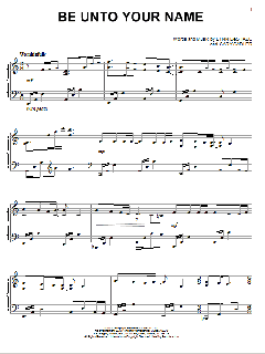 Be Unto Your Name von Robin Mark (Download) 