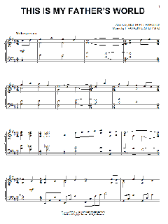 This Is My Father's World von Maltbie D. Babcock (Download) 