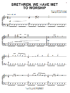 Brethren, We Have Met To Worship von George Atkins (Download) 