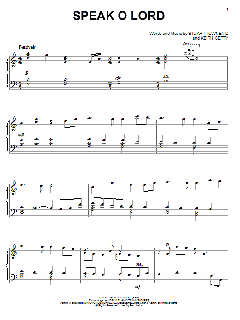 Speak O Lord von Keith Getty (Download) 