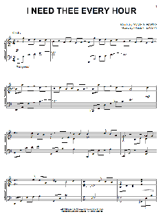 I Need Thee Every Hour von Annie S. Hawks (Download) 