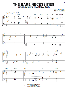 The Bare Necessities [Jazz version] von Terry Gilkyson (Download) 