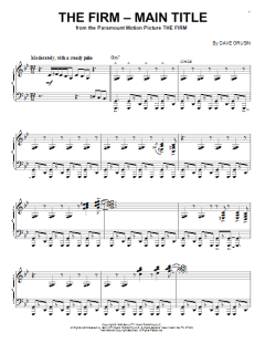 The Firm - Main Title von Dave Grusin (Download) 