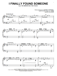 I Finally Found Someone von R.J. Lange (Download) 