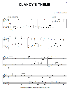 Clancy's Theme von Bruce Rowland (Download) 