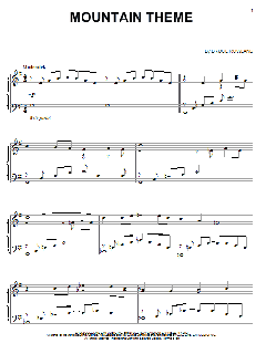 Mountain Theme von Bruce Rowland (Download) 