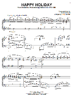 Happy Holiday von Irving Berlin (Download) 