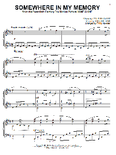 Somewhere In My Memory von Leslie Bricusse (Download) 