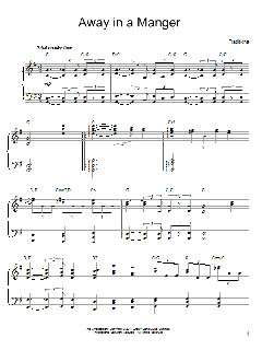 Away In A Manger [Gospel version] von Traditional (Download) 