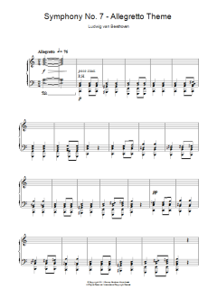 2nd Movement Theme - Allegretto von Ludwig van Beethoven (Download) 