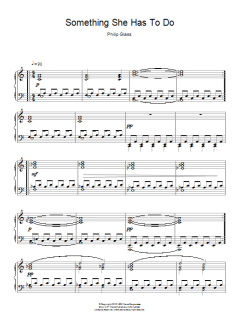 Something She Has To Do von Philip Glass (Download) 