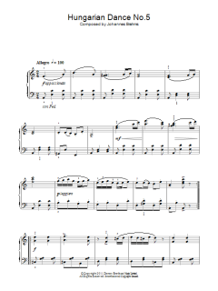 Hungarian Dance No.5 von Johannes Brahms (Download) 